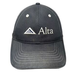 K-Products Alta Genetics Logo Baseball Cap Blue White Strapback Hat OS